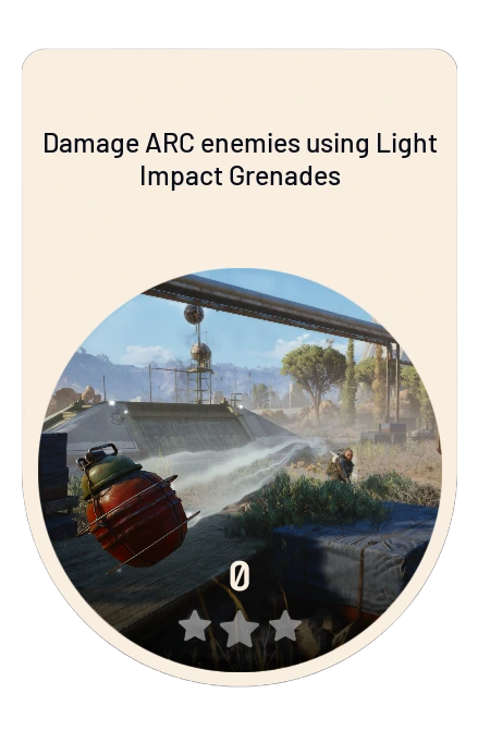 Damage ARC enemies using Light Impact Grenades