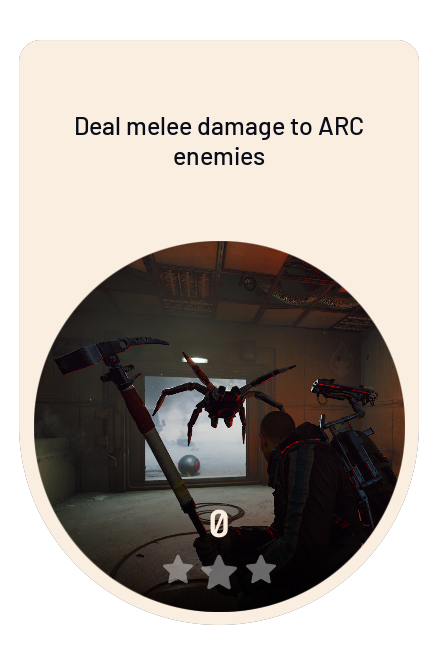 Deal melee damage to ARC enemies