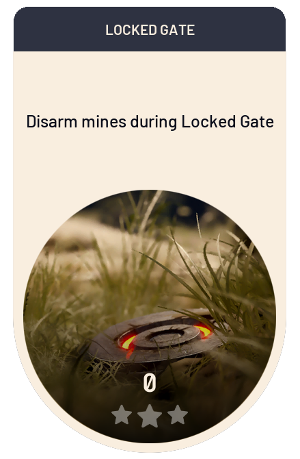 Disarm mines during Locked Gate