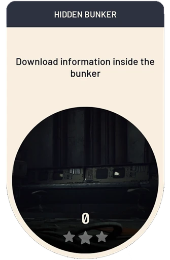 Download information inside the bunker