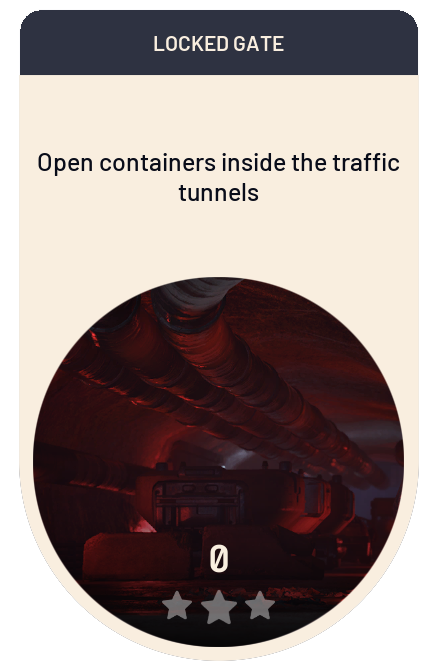 Open containers inside the traffic tunnels