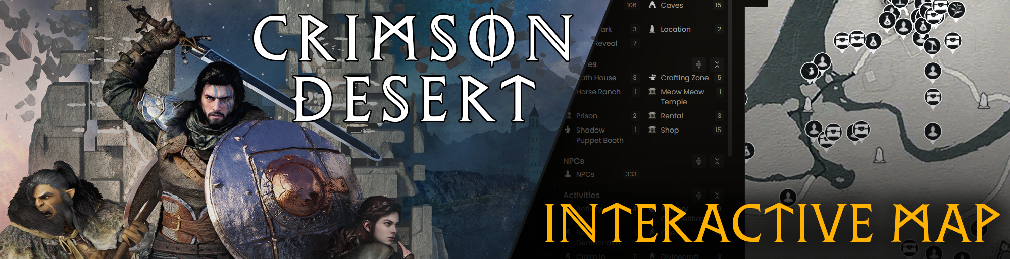 Crimson Desert Interactive Map