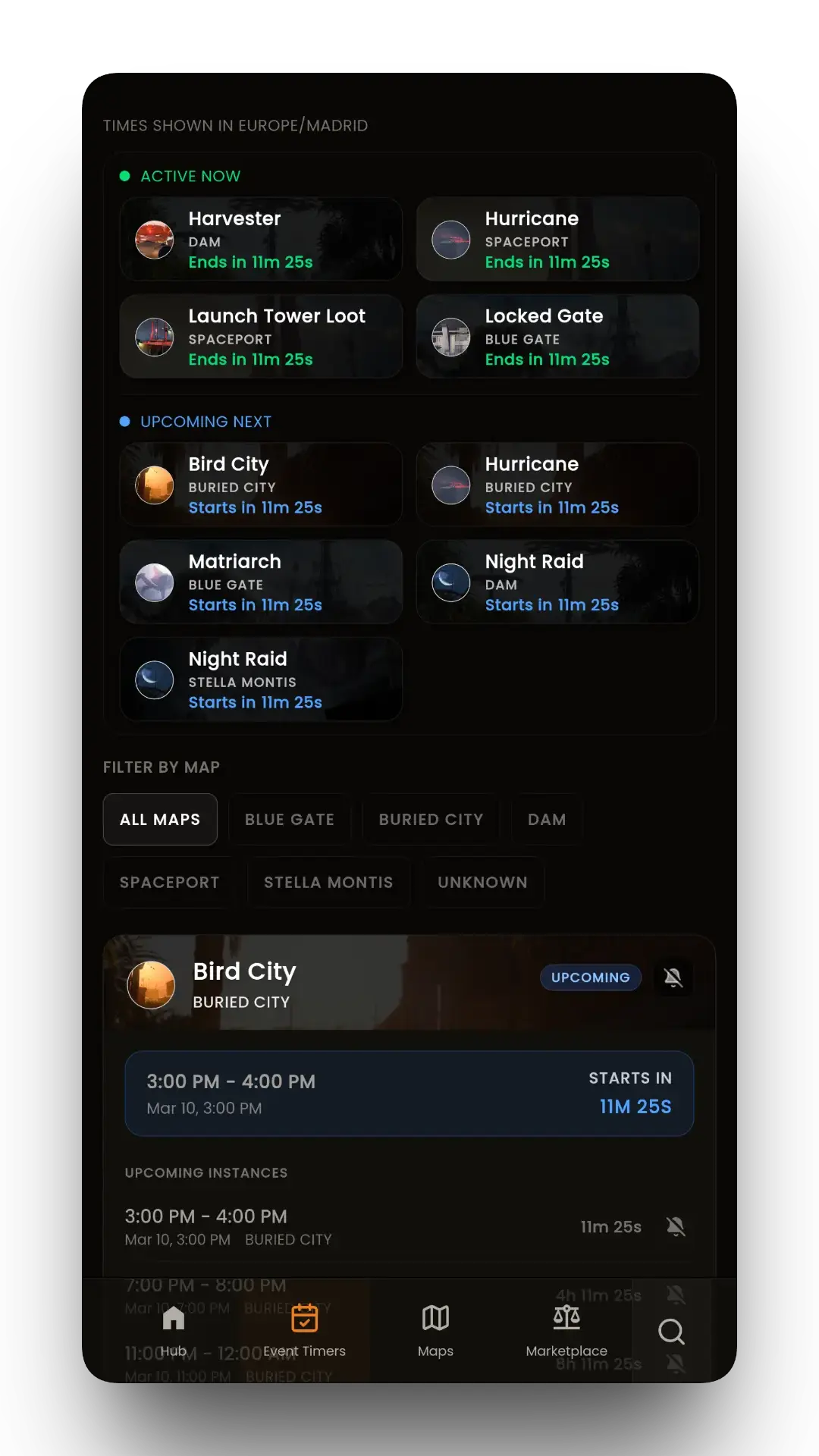 MetaForge mobile events preview