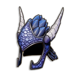 Blue Dragonhide Coif