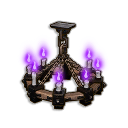 Purple Chandelier