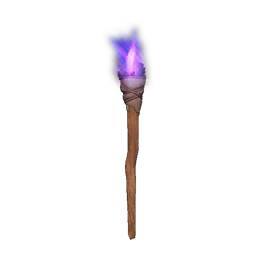 Purple Standing Torch