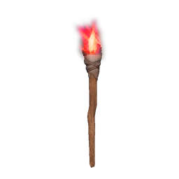 Red Standing Torch