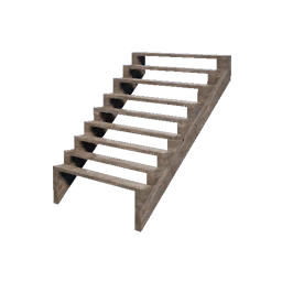 Wooden Stairs 45°