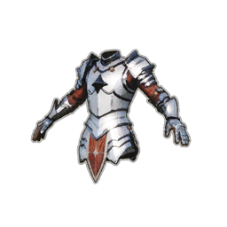 Dented White Pauldron