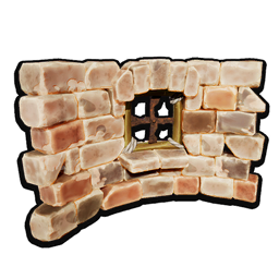 Windowed Mushroom Curved Wall icon