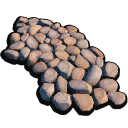 Curved Pebblet Path icon