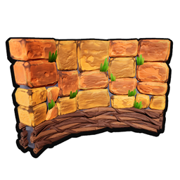 Pumpkin Curved Wall B icon