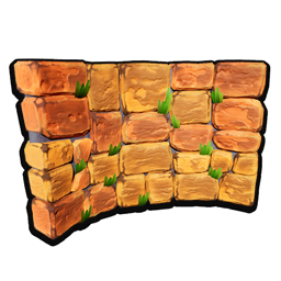 Pumpkin Curved Wall icon