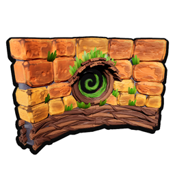 Windowed Pumpkin Curved Wall B icon