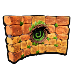 Windowed Pumpkin Curved Wall icon