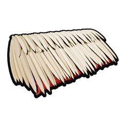 Thatch Flat Triangle Roof icon