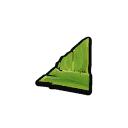 Grass Quarter Triangle Wall icon