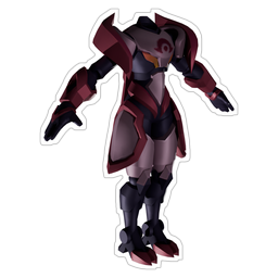 Armored Longma - Dark Ruby