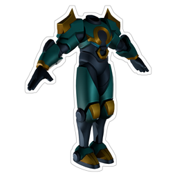 Armored Minotaur - Emerald Glow