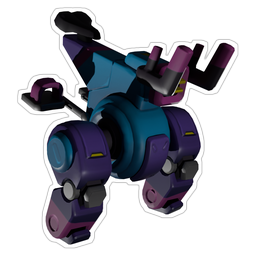Legmaster 9000 Mech – Zero Gravity Blue