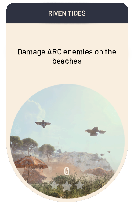 Damage ARC enemies on the beaches